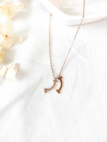 Rose gold Dainty Handcrafted Necklace