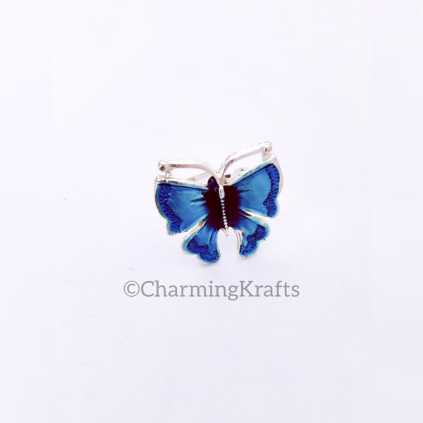 Cute Butterfly Cocktail Ring