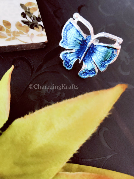 Cute Butterfly Cocktail Ring