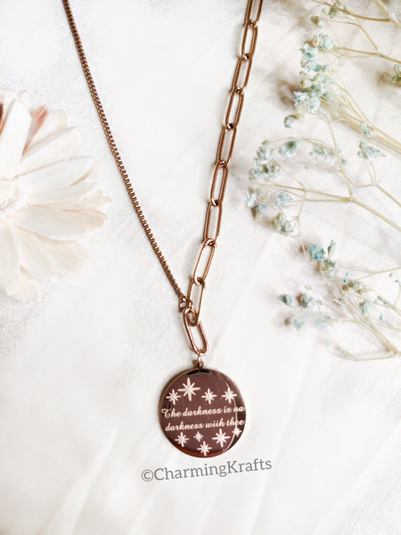 Rose Gold Irregular Chains Handcrafted Necklace